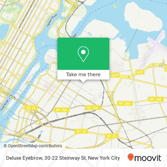 Deluxe Eyebrow, 30-22 Steinway St map