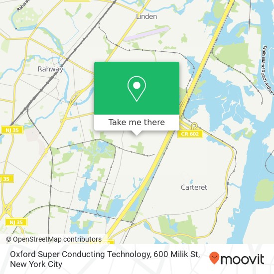 Oxford Super Conducting Technology, 600 Milik St map