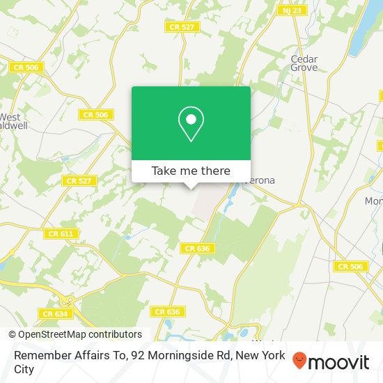 Mapa de Remember Affairs To, 92 Morningside Rd