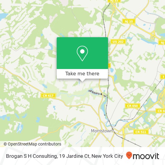 Mapa de Brogan S H Consulting, 19 Jardine Ct