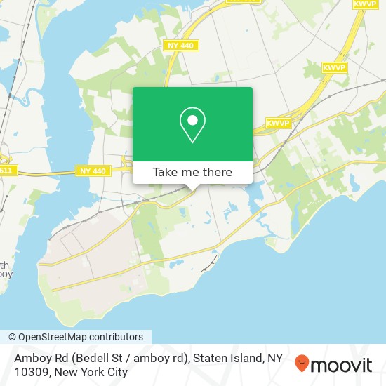 Amboy Rd (Bedell St / amboy rd), Staten Island, NY 10309 map
