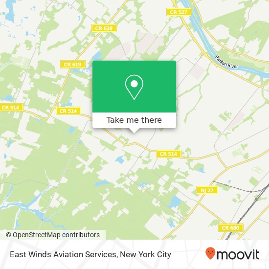 East Winds Aviation Services map