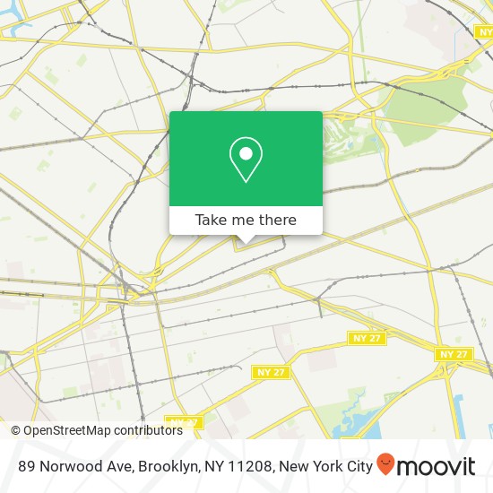 89 Norwood Ave, Brooklyn, NY 11208 map