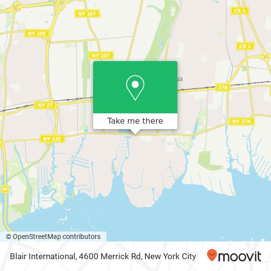 Blair International, 4600 Merrick Rd map