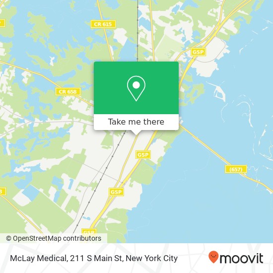 Mapa de McLay Medical, 211 S Main St