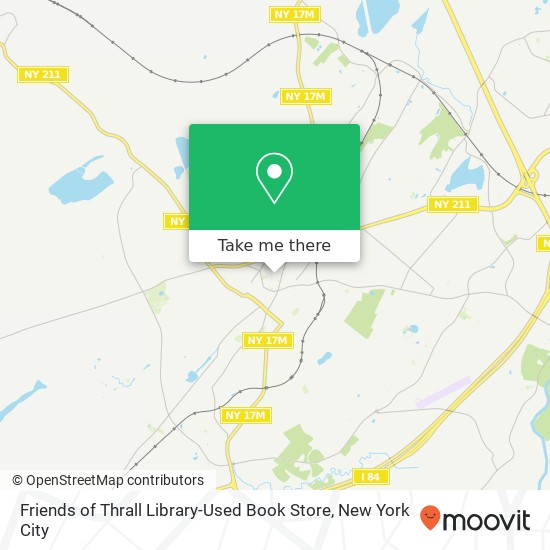 Mapa de Friends of Thrall Library-Used Book Store