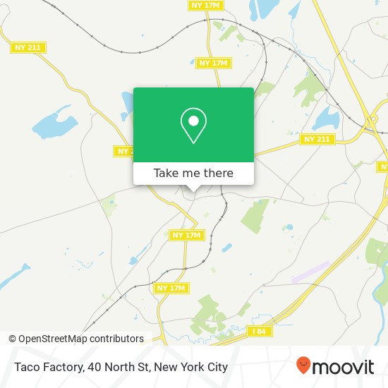 Mapa de Taco Factory, 40 North St