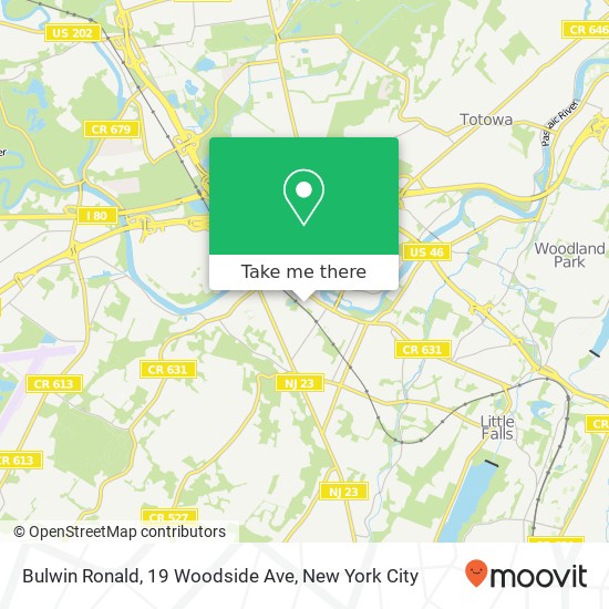 Bulwin Ronald, 19 Woodside Ave map