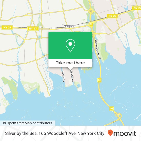 Mapa de Silver by the Sea, 165 Woodcleft Ave