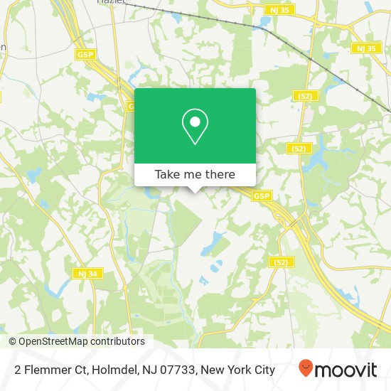 2 Flemmer Ct, Holmdel, NJ 07733 map