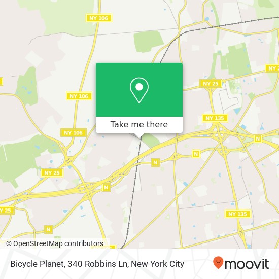 Mapa de Bicycle Planet, 340 Robbins Ln