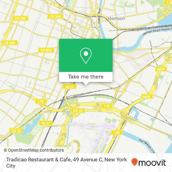 Tradicao Restaurant & Cafe, 49 Avenue C map
