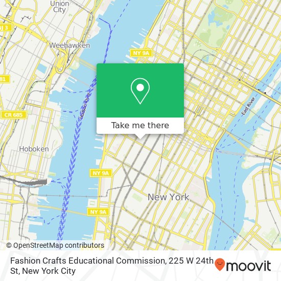 Fashion Crafts Educational Commission, 225 W 24th St map