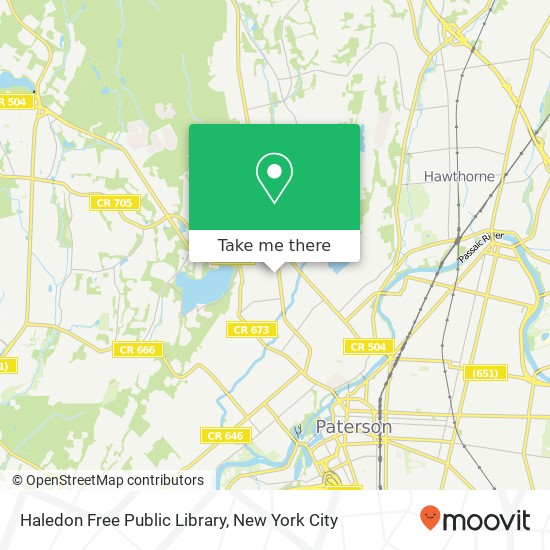 Mapa de Haledon Free Public Library