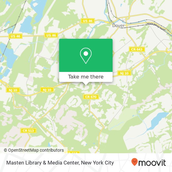Mapa de Masten Library & Media Center
