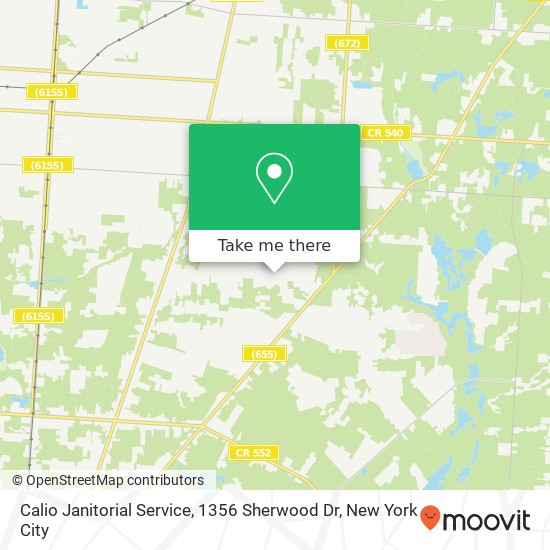 Calio Janitorial Service, 1356 Sherwood Dr map