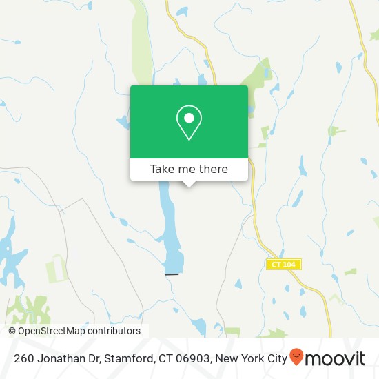 Mapa de 260 Jonathan Dr, Stamford, CT 06903