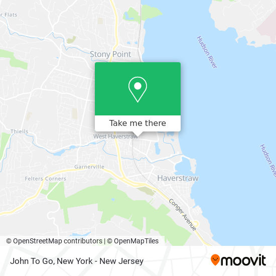 John To Go map