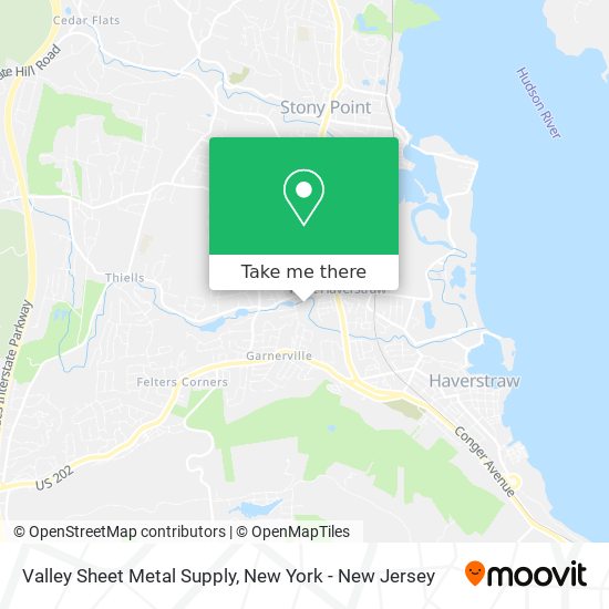 Valley Sheet Metal Supply map