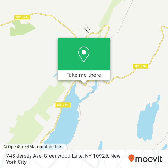 743 Jersey Ave, Greenwood Lake, NY 10925 map