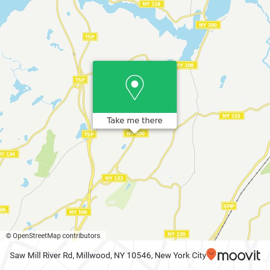 Mapa de Saw Mill River Rd, Millwood, NY 10546