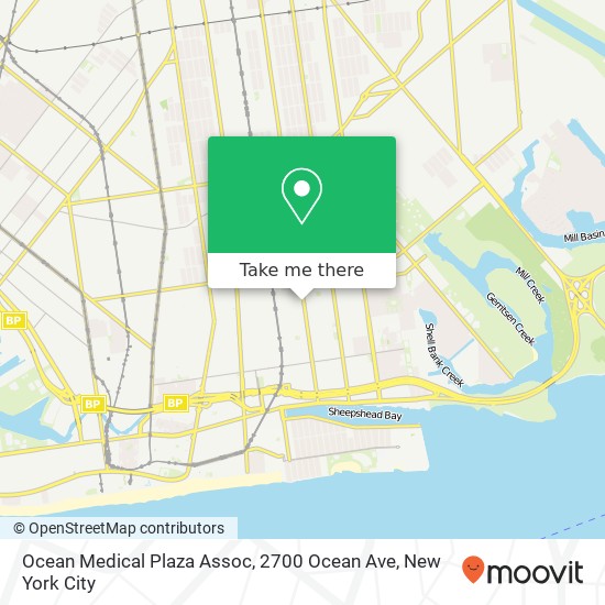 Ocean Medical Plaza Assoc, 2700 Ocean Ave map