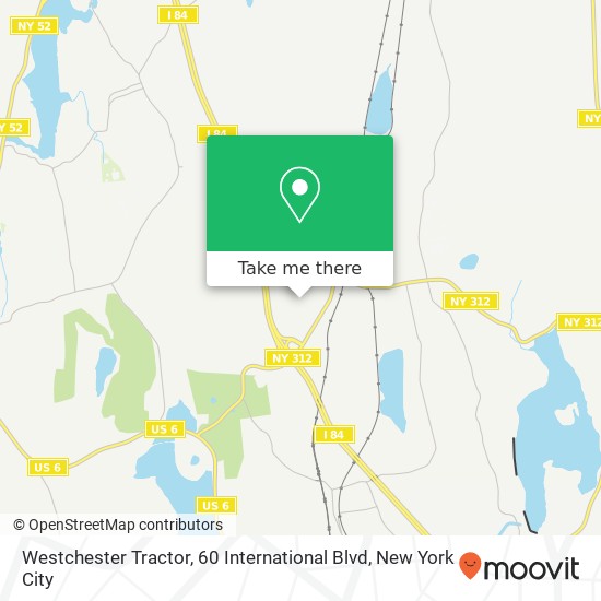 Mapa de Westchester Tractor, 60 International Blvd