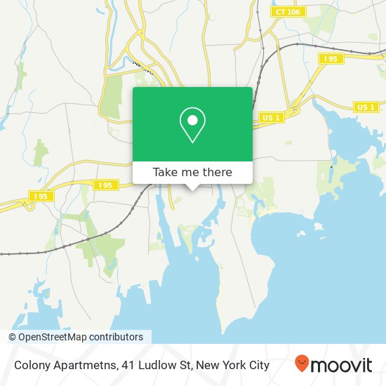 Mapa de Colony Apartmetns, 41 Ludlow St