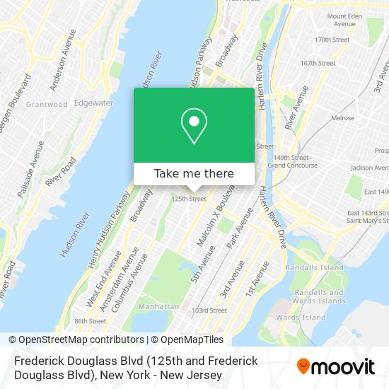 Frederick Douglass Blvd (125th and Frederick Douglass Blvd) map
