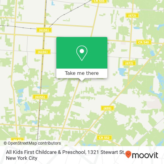 All Kids First Childcare & Preschool, 1321 Stewart St map