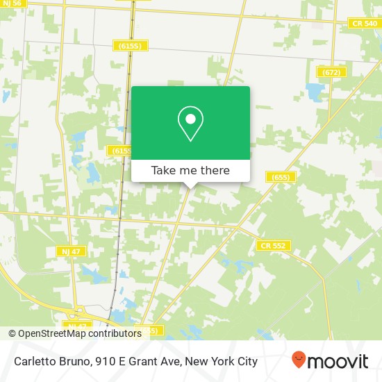 Carletto Bruno, 910 E Grant Ave map