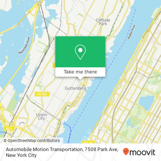 Automobile Motion Transportation, 7508 Park Ave map