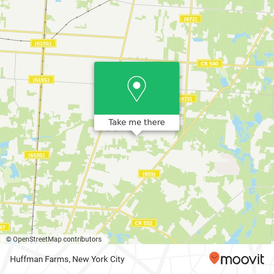 Huffman Farms map