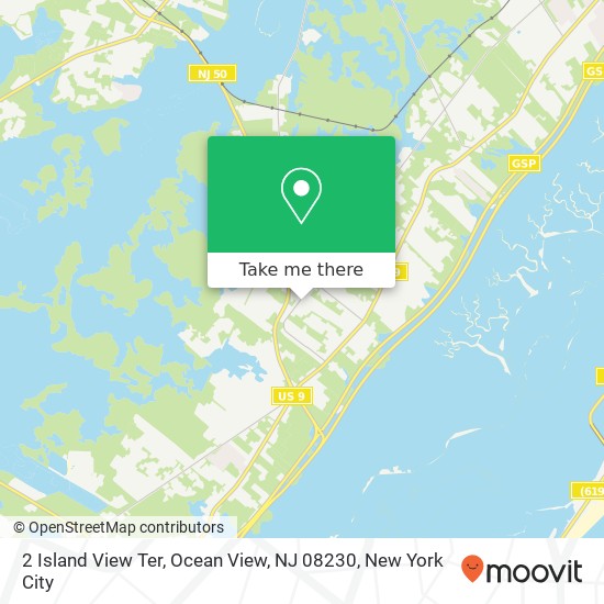 2 Island View Ter, Ocean View, NJ 08230 map
