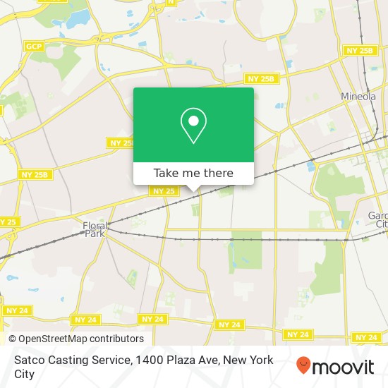Mapa de Satco Casting Service, 1400 Plaza Ave