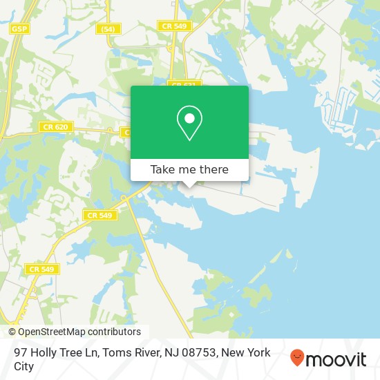 97 Holly Tree Ln, Toms River, NJ 08753 map