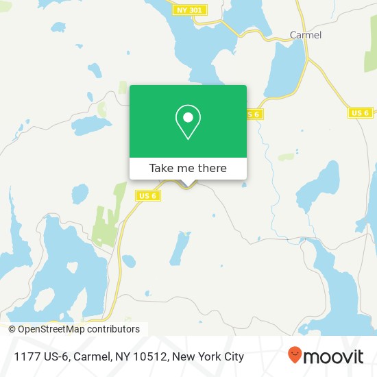 Mapa de 1177 US-6, Carmel, NY 10512