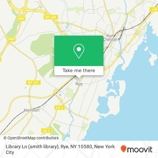 Library Ln (smith library), Rye, NY 10580 map