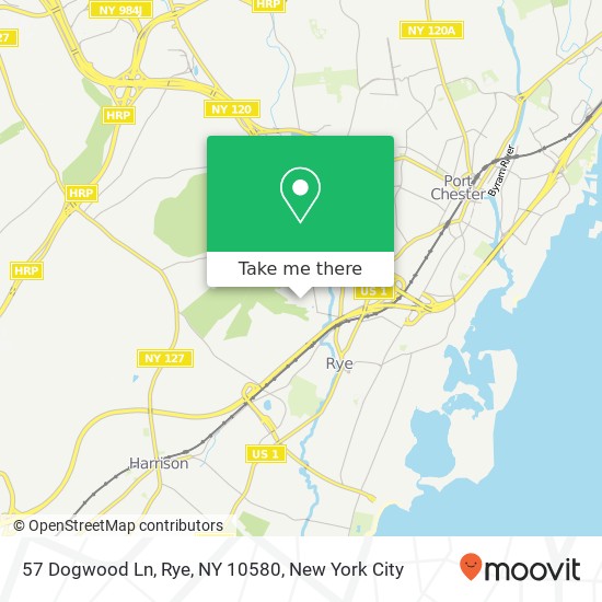 57 Dogwood Ln, Rye, NY 10580 map
