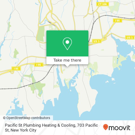 Mapa de Pacific St Plumbing Heating & Cooling, 703 Pacific St
