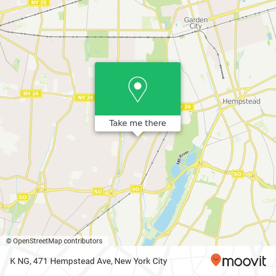 K NG, 471 Hempstead Ave map