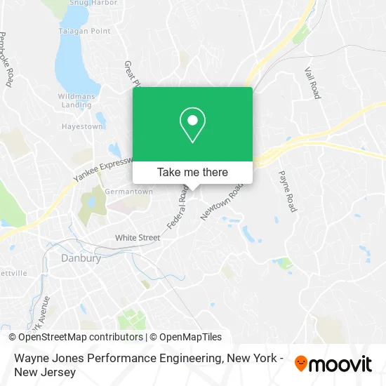 Mapa de Wayne Jones Performance Engineering