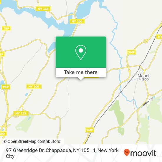 Mapa de 97 Greenridge Dr, Chappaqua, NY 10514