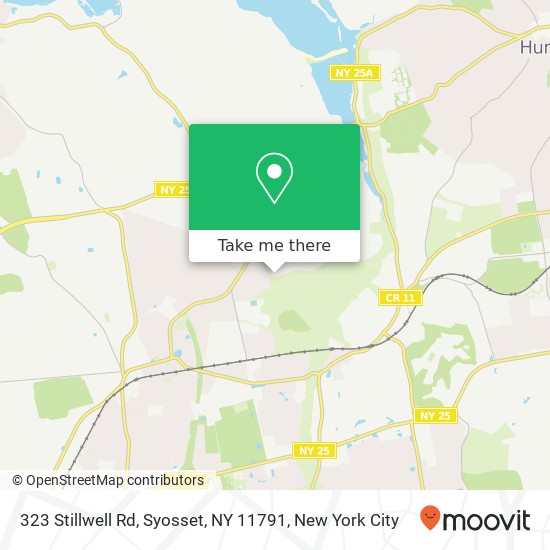Mapa de 323 Stillwell Rd, Syosset, NY 11791