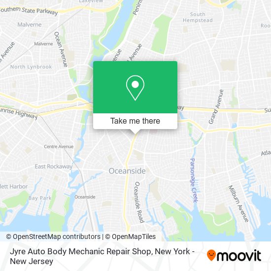 Mapa de Jyre Auto Body Mechanic Repair Shop