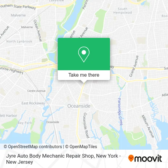 Jyre Auto Body Mechanic Repair Shop map