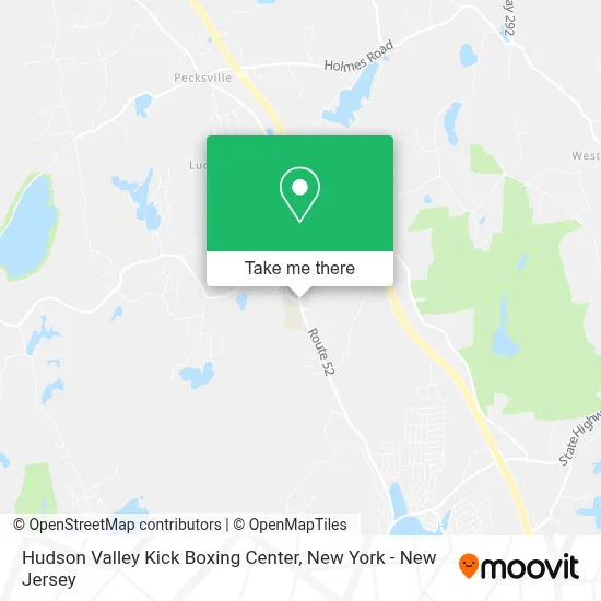 Hudson Valley Kick Boxing Center map