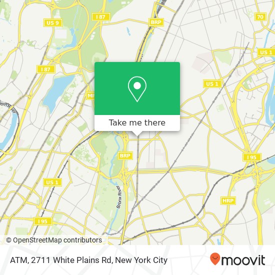 Mapa de ATM, 2711 White Plains Rd