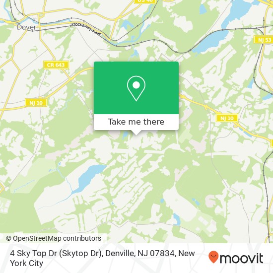 4 Sky Top Dr (Skytop Dr), Denville, NJ 07834 map