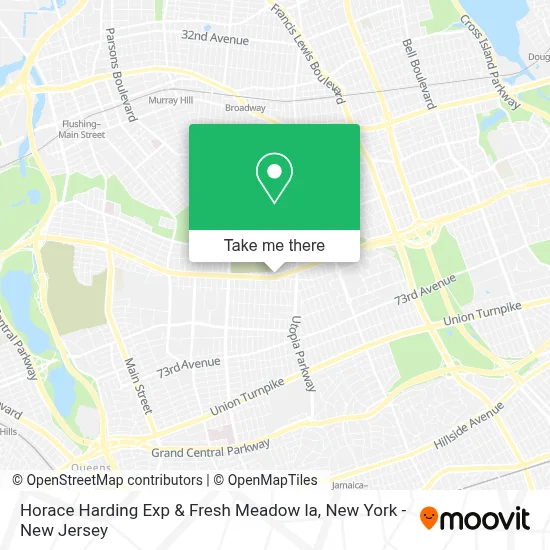 Horace Harding Exp & Fresh Meadow la map